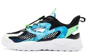 Кроссовки QIAODAN Kids Lifestyle Shoes GS Low-top Black/Blue, черный