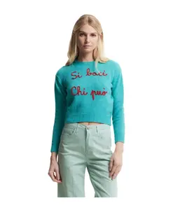 Свитер из шерстяной смеси Kocca, синий