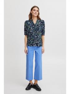 Fransa Рубашка FRMerla прямого кроя темно-синего цвета