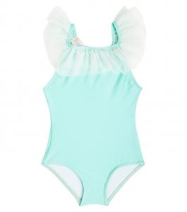 Купальник Baby Barcelona с отделкой из тюля Suncracy, Aquamarine