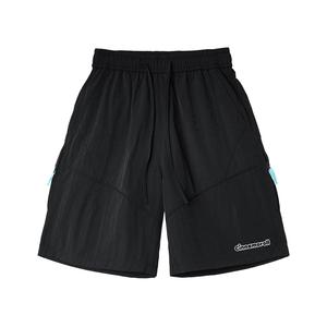 Шорты повседневные Unisex CINNAMOROLL Yugui Dog Sanrio, черный