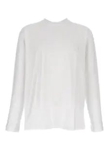 Футболка с длинным рукавом и нашивкой-логотипом Wooyoungmi, белый