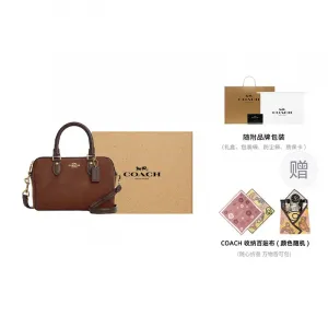 COACH Сумка Бостон из кожи коровы Роуэн