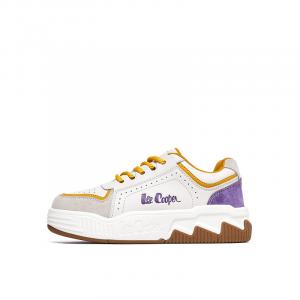 Lee Cooper Высокие противоскользящие низкие скейтерские кроссовки унисекс бежево-желтые женские, цвет Beige Yellow Women's