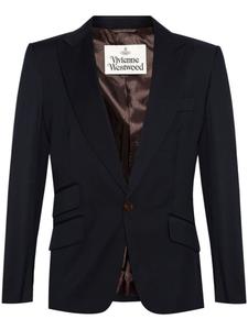 Vivienne Westwood однобортный пиджак с заостренными лацканами, синий