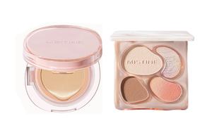 Тональная основа Mist Light Serums Air Cushion - набор для макияжа, легко растушевывается, натуральный вид, 13г+12г Mistine