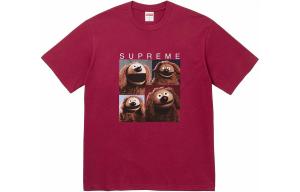 Футболка унисекс Supreme, бордовый