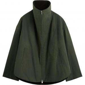 Куртка Totême с длинными рукавами и воротником из вельвета TOTEME, зеленый