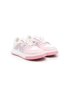 Кроссовки с нашивкой-логотипом Monnalisa, белый