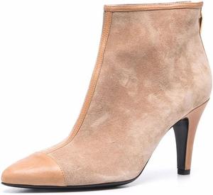 Женские ботильоны YDN с заостренным носком, на щиколотку, с задней молнией, нарядные короткие ботинки, на среднем каблуке «китен», размеры 4-15 США, Nude