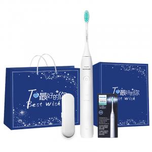 PHILIPS Электрическая зубная щетка для пары, 2 режима, отбеливание зубов, защита десен HX2431