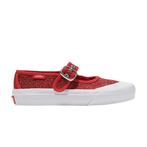 Кроссовки Vans Mary Jane Kids Glitter - Red, красный