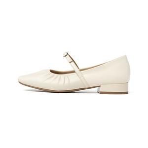 JOSINY Женские туфли Мэри Джейн на массивном каблуке 2,5 см экрю, цвет Ecru