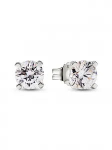 Серьги Pandora Era из белого золота 14 карат с выращенными в лаборатории бриллиантами