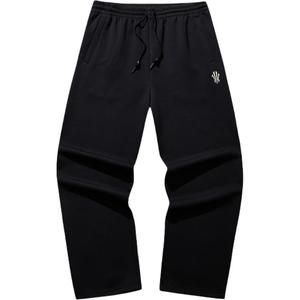 Anta Спортивные брюки из трикотажной ткани, унисекс, базовые, черные