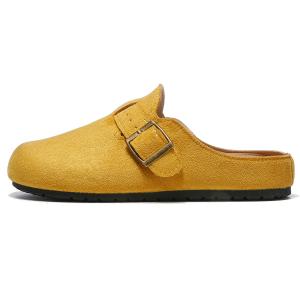 Женские противоскользящие тапочки с закрытым носком Georgina Goodman, желтый