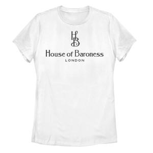 Футболка с графическим рисунком Disney's Cruella Juniors House Of Baroness London Licensed Character, белый