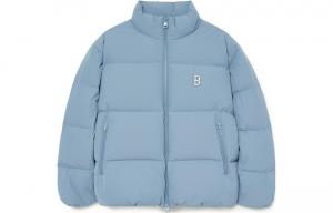 Пуховик унисекс синий Mlb