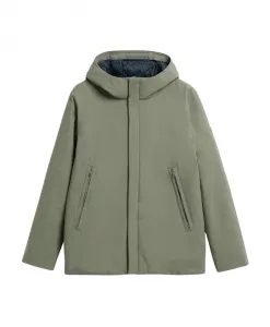 Зимняя куртка на подкладке с капюшоном Elvine, зеленый