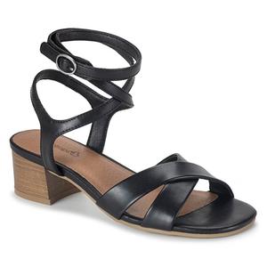 Босоножки на блочном каблуке Valerie Baretraps, black