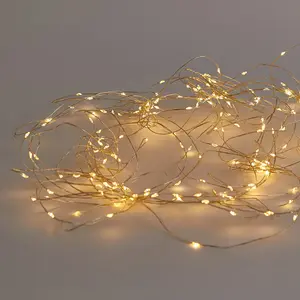 Солнечная гирлянда 200 со светодиодными светильниками для улицы Cooper El Corte Inglés, стекло