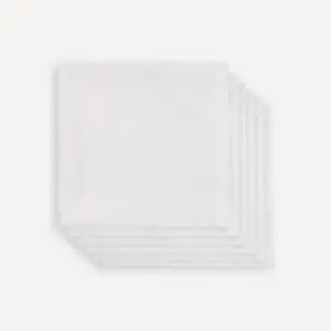 Набор из 6 белых салфеток El Corte Inglés, от белого