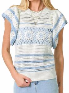 Топ с рукавами-крылышками, разноцветный Mystree, Multi