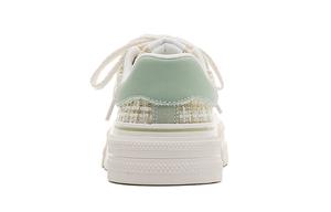Кеды женские низкие светло-зеленые Warrior