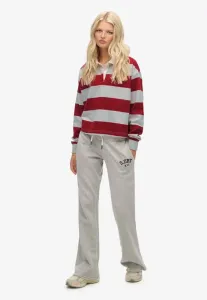 Вышитые расклешенные спортивные штаны Superdry & Co, Grey Marl