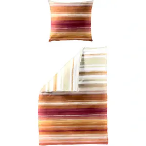 Постельное белье BIERBAUM «4068», хлопчатобумажная ткань, 100% хлопок, без глажки, цвет orannge