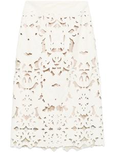 Юбка миди с цветочным узором Forte Forte, нейтральный