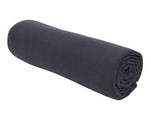 Простыня на подгонке из джерси для 2 человек, однотонная Today, серый