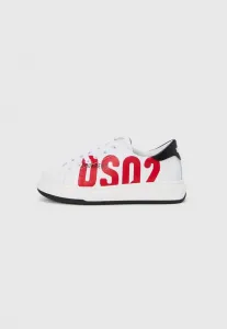Кроссовки унисекс Dsquared2, White/Black/Red