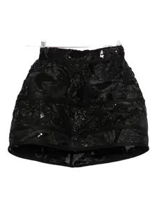 Юбка с вышивкой Mitiliane Couture, черный