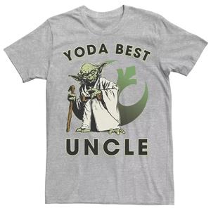Мужская футболка с логотипом Yoda Best Uncle Rebel Star Wars