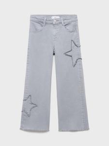 Детские брюки с аппликацией Mango, Medium Blue