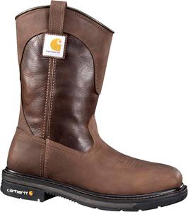 Carhartt мужские рабочие ботинки с защитным носком Wellington Square, 11 дюймов, кожа, CMP1258, Brown/Dark Brown Leather