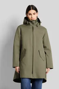 Короткое пальто bugatti, ветро- и водоотталкивающее, цвет Moos