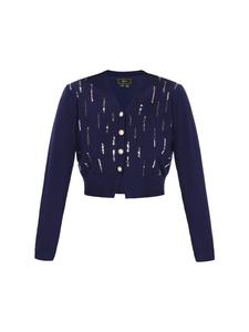 Faina Женский кардиган темно-синего цвета