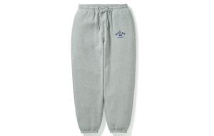 714STREET Трикотажные спортивные штаны унисекс, Черный/Серый