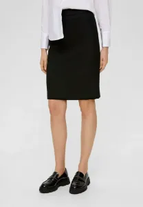 Юбка-Карандаш kurzer из смеси S.Oliver Black Label, Schwarz