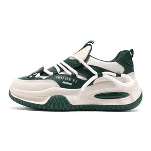 King Jinmai Мужские низкие массивные кроссовки Beige Green, цвет Beige Green