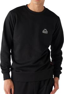 Мужская толстовка Kappa 245362 с логотипом One-Point, черный