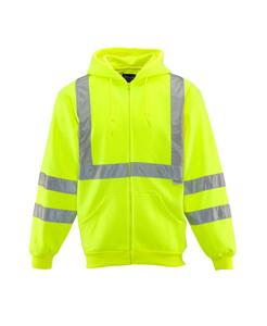 Мужская толстовка HiVis с капюшоном — большая и высокая RefrigiWear