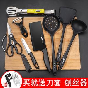 Plys Кухонный набор ножей и разделочных досок, 2 толстые разделочные доски с острыми ножами, полный кухонный набор для дома