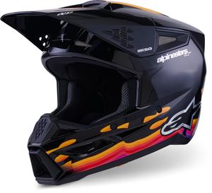 Мотокроссовый шлем Alpinestars s-m3 force, Black