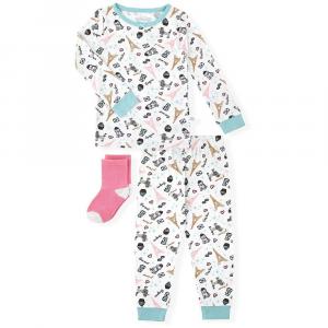 Sleep On It для маленьких девочек: супермягкий пижамный комплект из 2 предметов из плотного джерси с подходящими по размеру носками Sleep on it, цвет Paris