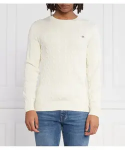 Свитер Regular fit Gant, бежевый