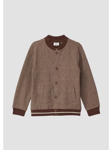 s.Oliver Толстовка-куртка 86X2_коричневого цвета