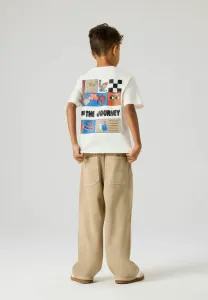 Футболка с принтом Name It, Cloud Dancer